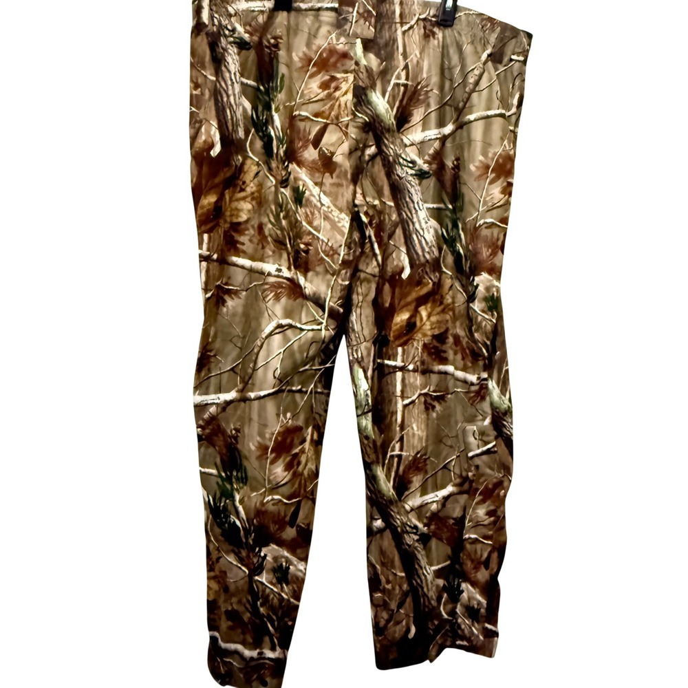 LL Bean Mens XXL Realtree AP Camo Hunting Pants Water Repellent Drawstring OGHD2